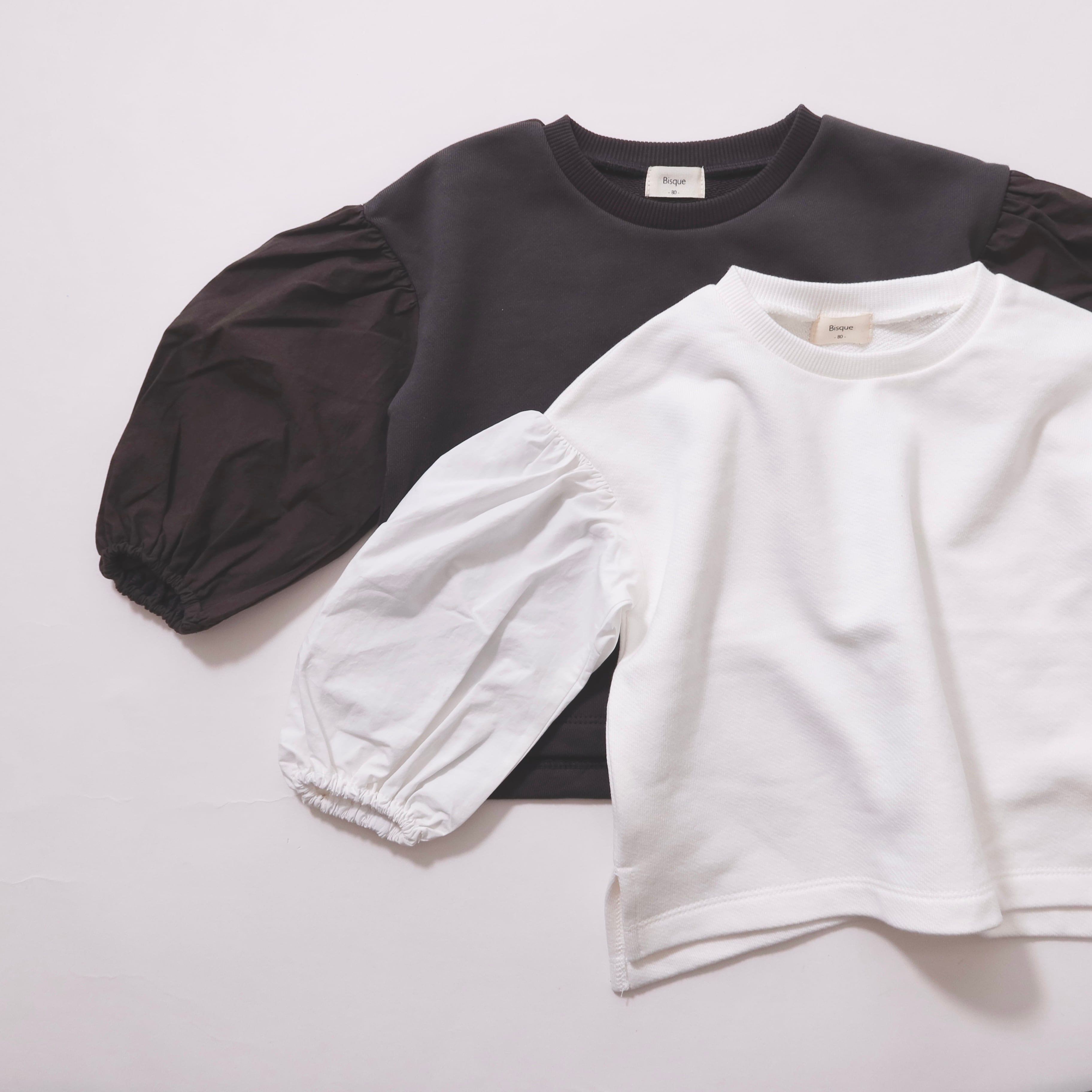 異素材ドッキングスウェット