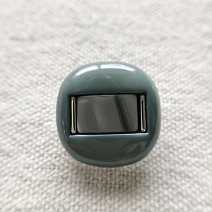 ●『2個セット』スクエア サイドシルバー×ブルーグレー 21㎜