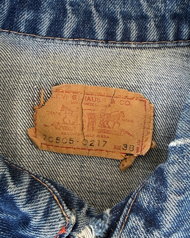 -Levi's- Vintage 60s 38 70505 0217 Big E denim Jacket