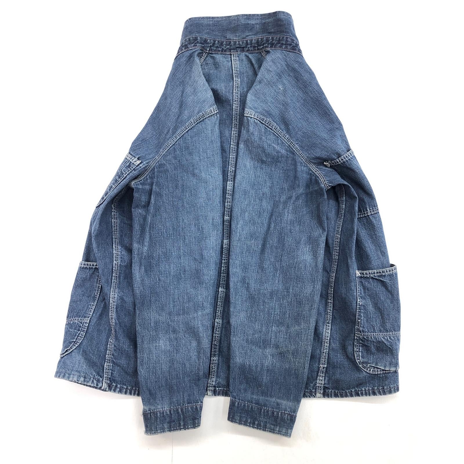 t*r様 古着 50-60年代 Unknown デニム ワークジャケット カバー UNKNOWN 50年代あたり SANFORIZED デニムカバーオール ワーク