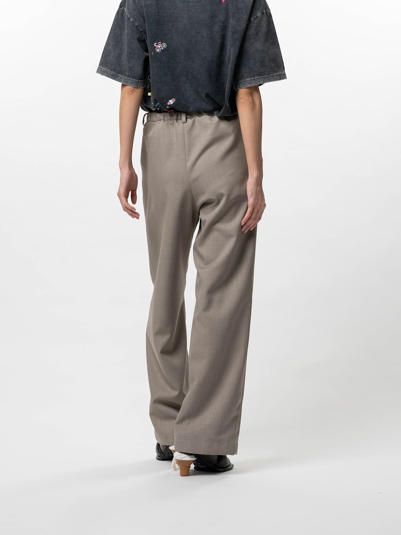 26SS】Maison MIHARA YASUHIRO ミハラヤスヒロ / Wool Like Easy Pants