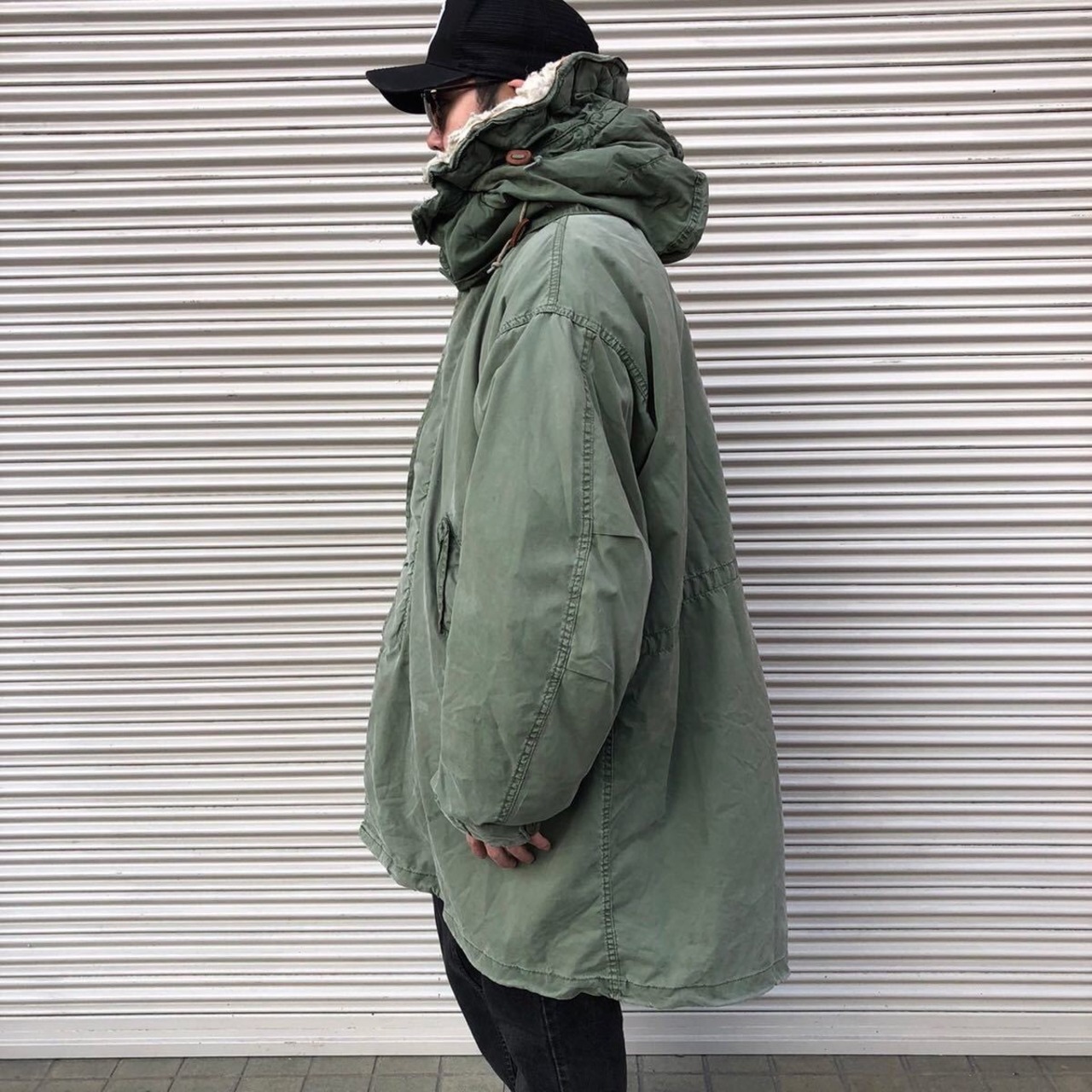 70s 完品 フルセット 米軍 実物 US ARMY M-65 フィッシュテール 