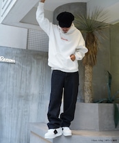 【#Re:room】NYRON SWITCHING PAINTER WIDE DENIM［REP231］