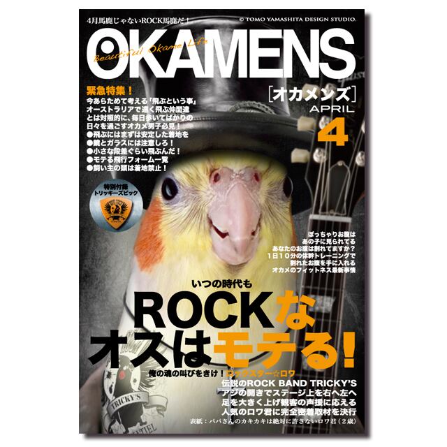 オカメインコ雑誌シリーズズVol.4 ポストカード3枚セット