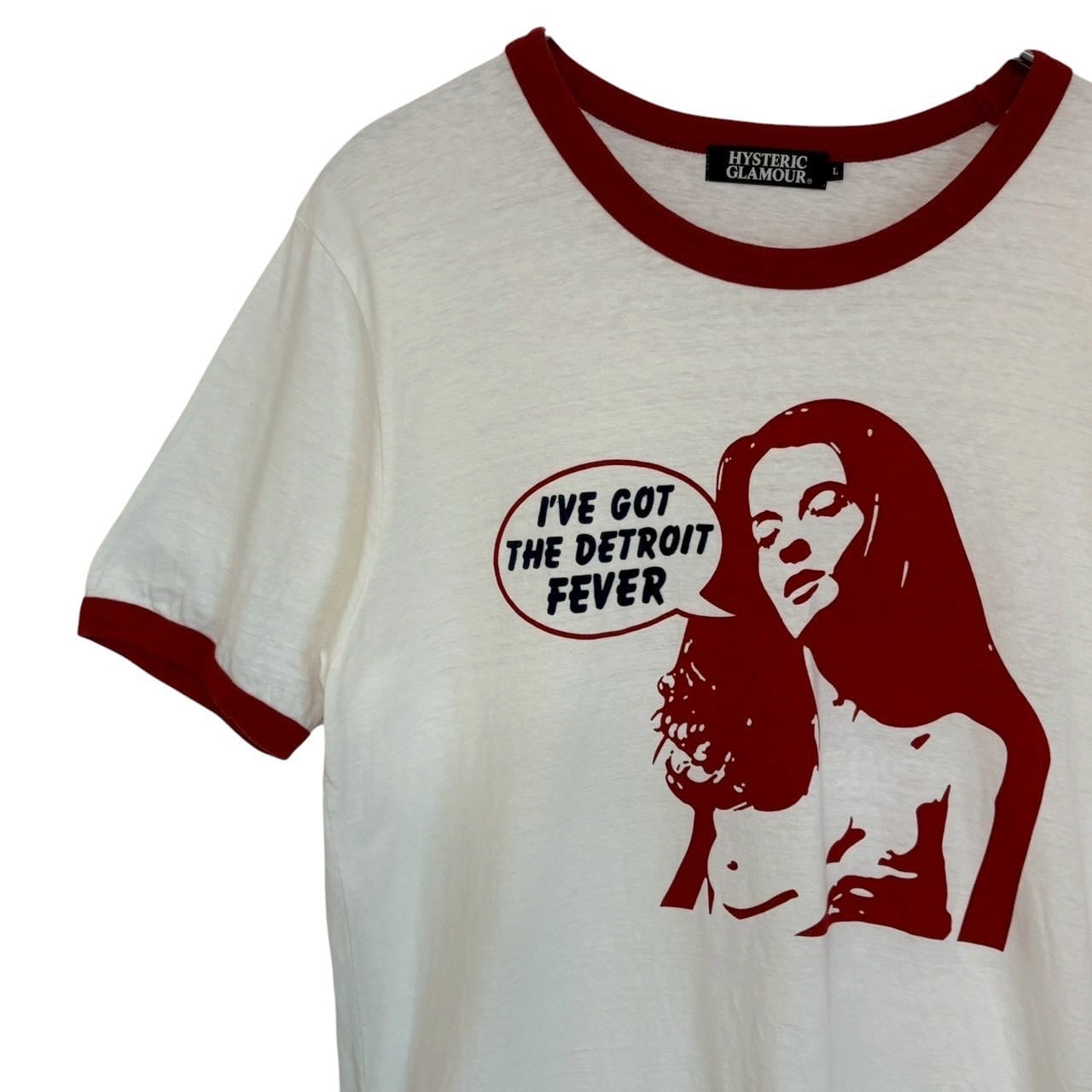 HYSTERIC GLAMOUR ヒステリックグラマー Tシャツ L リンガー センター