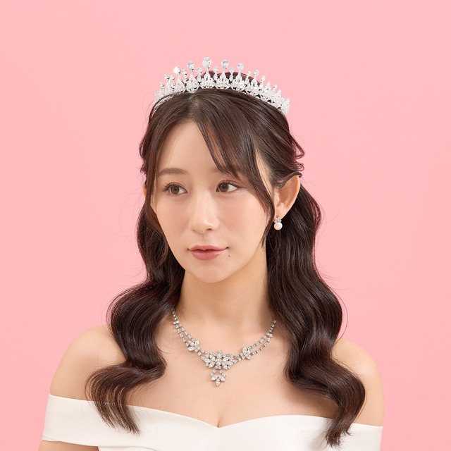 H-158 Gigi キュービックジルコニアティアラ