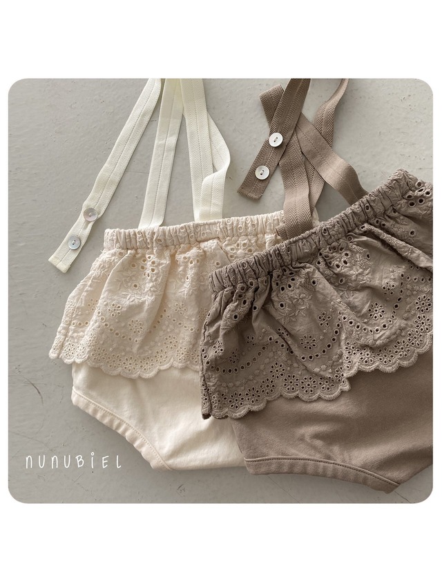 〘予約〙nunubiel / bebe lace skirt bloomer