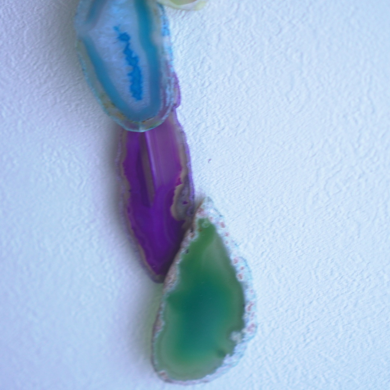 Rainbow Drops 10 - アゲートヒーリングチャイム / Agate Sun Catcher Wind Chime 378