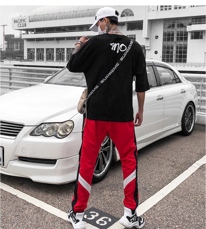 全2色 Tシャツ カットソー プリント カジュアル ストリート 