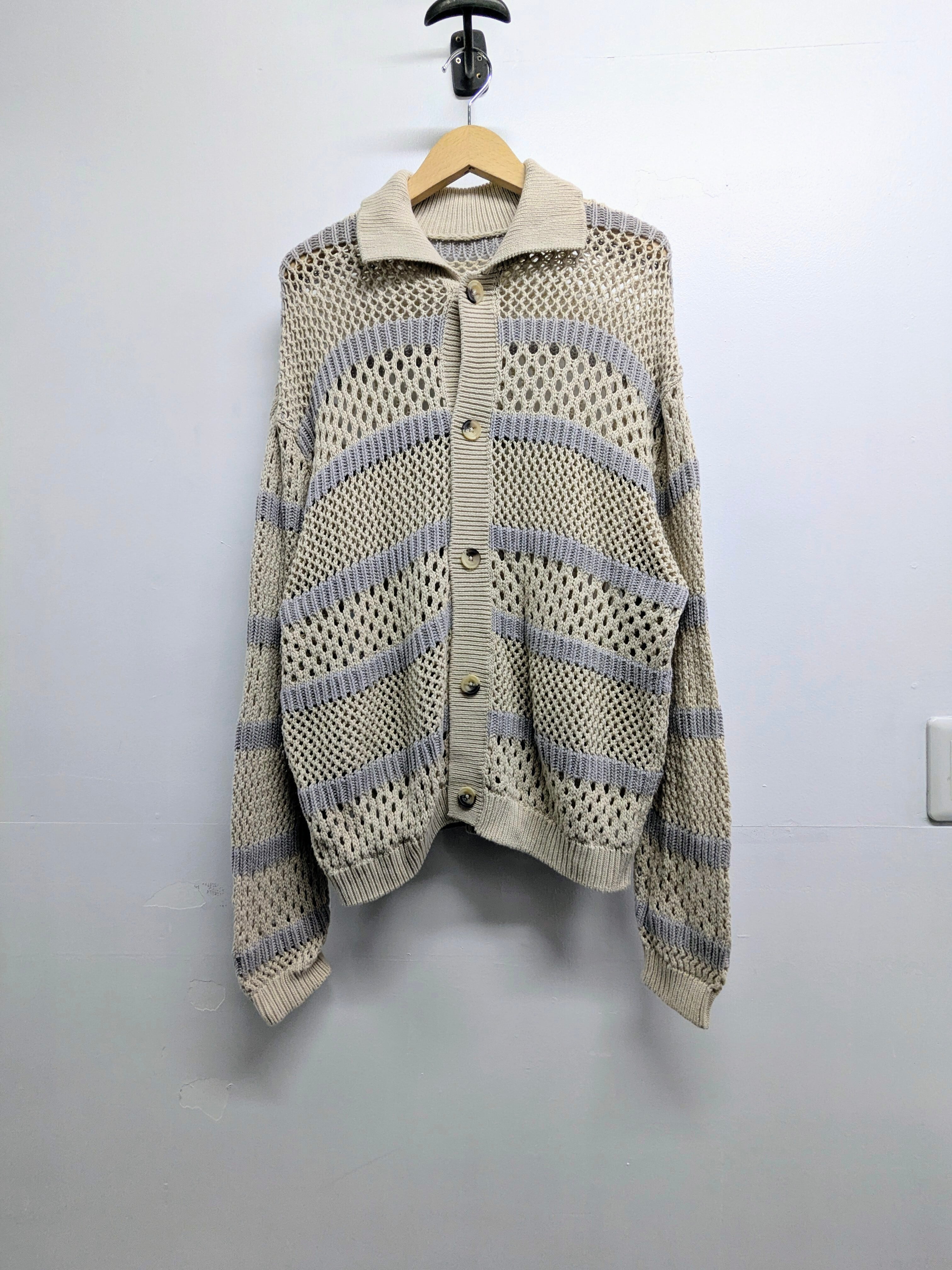 ニット+セーター Shetland Wool V-neck Melange Sweater Shetland Wool V-neck Melange Sweater | tokiclothing