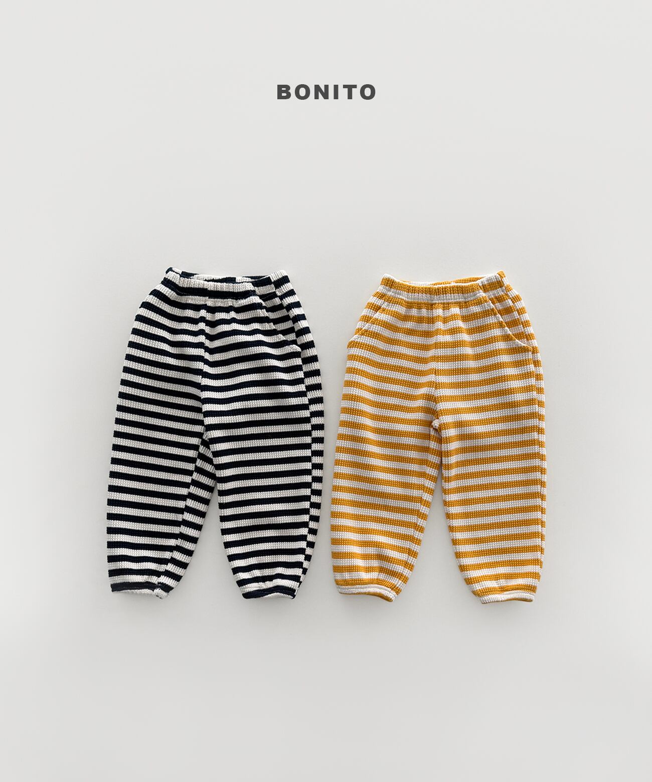 【Jr.size】waffle style jogger pants【BONITO】※9月中旬発送予定
