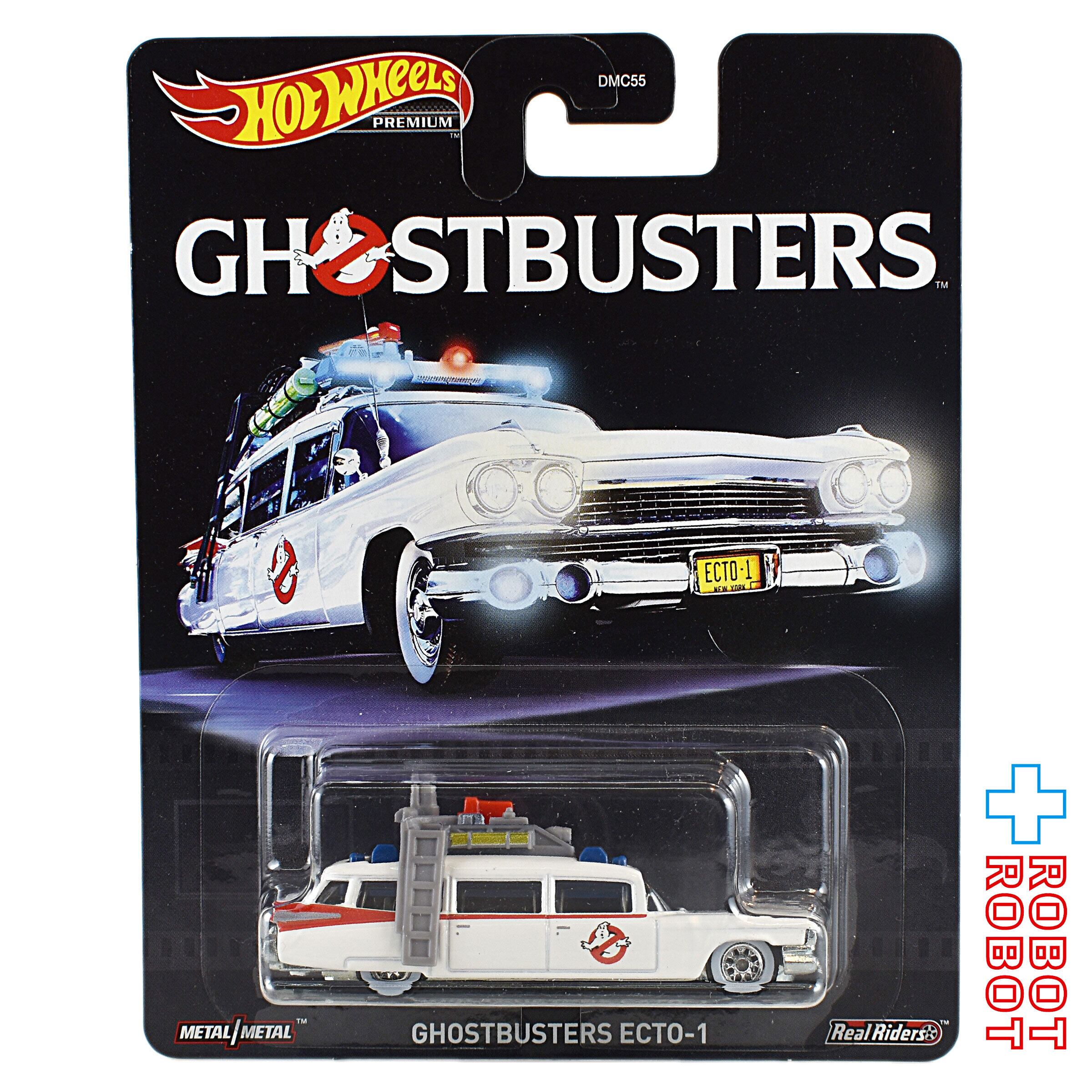 ホットウィール ハロウィン限定　ゴーストバスターズ　Ecto-1 ホットウィール プレミアム ゴーストバスターズ ECTO-1 1/64 ダイ