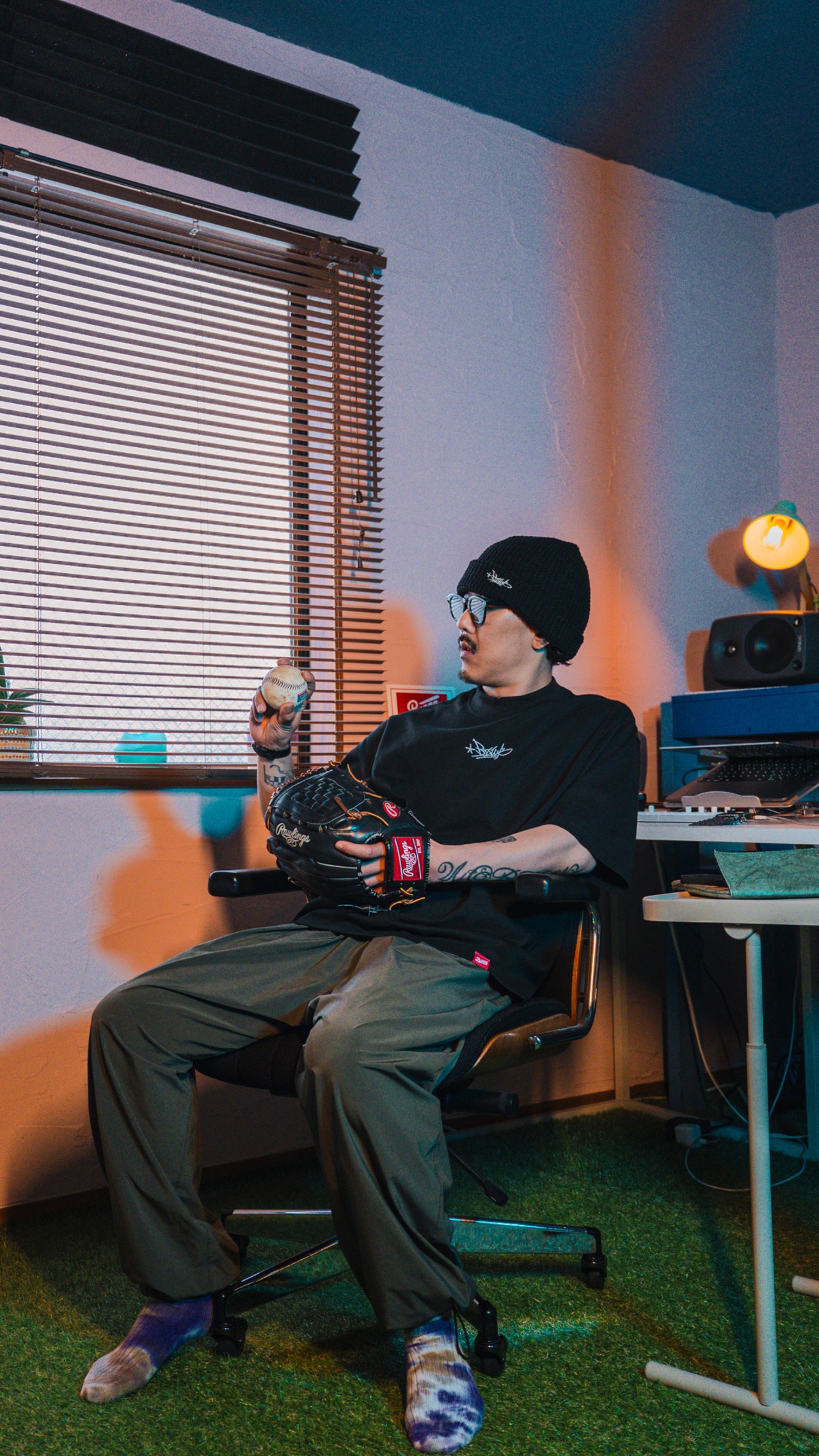 BZWS 7.5oz U.S.A Cotton OverSized T-Shirt [BLACK]