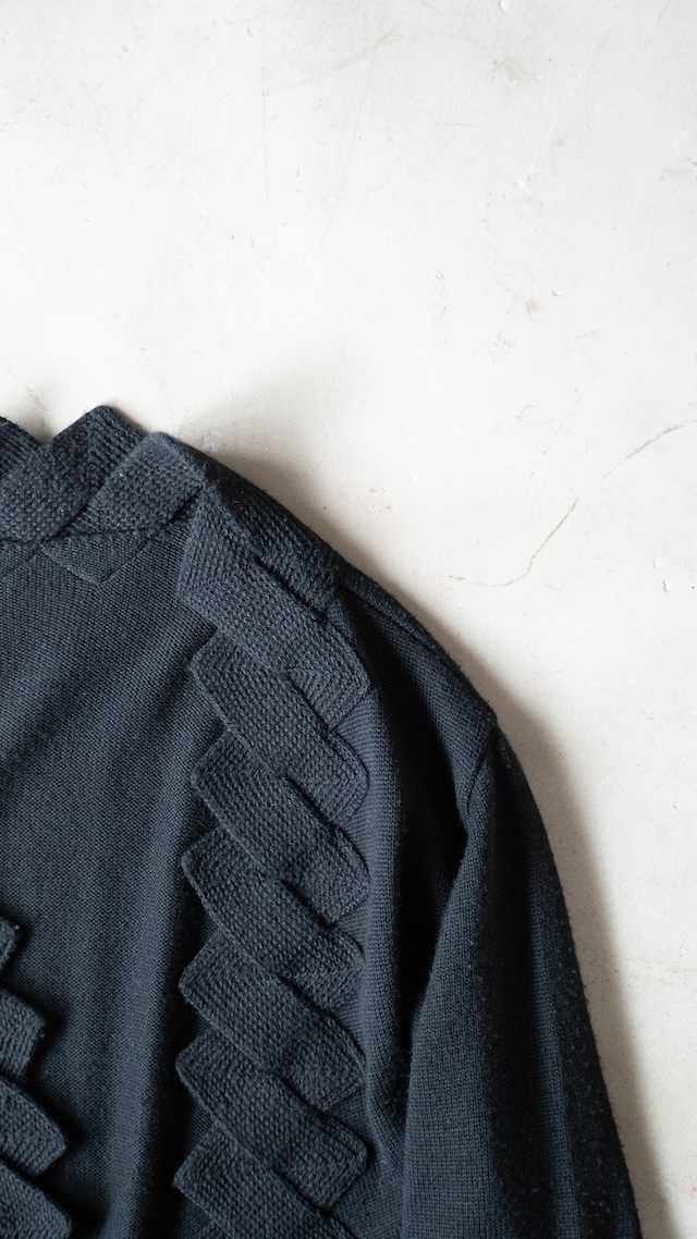 unknown 1980s Jagged hem cardigan