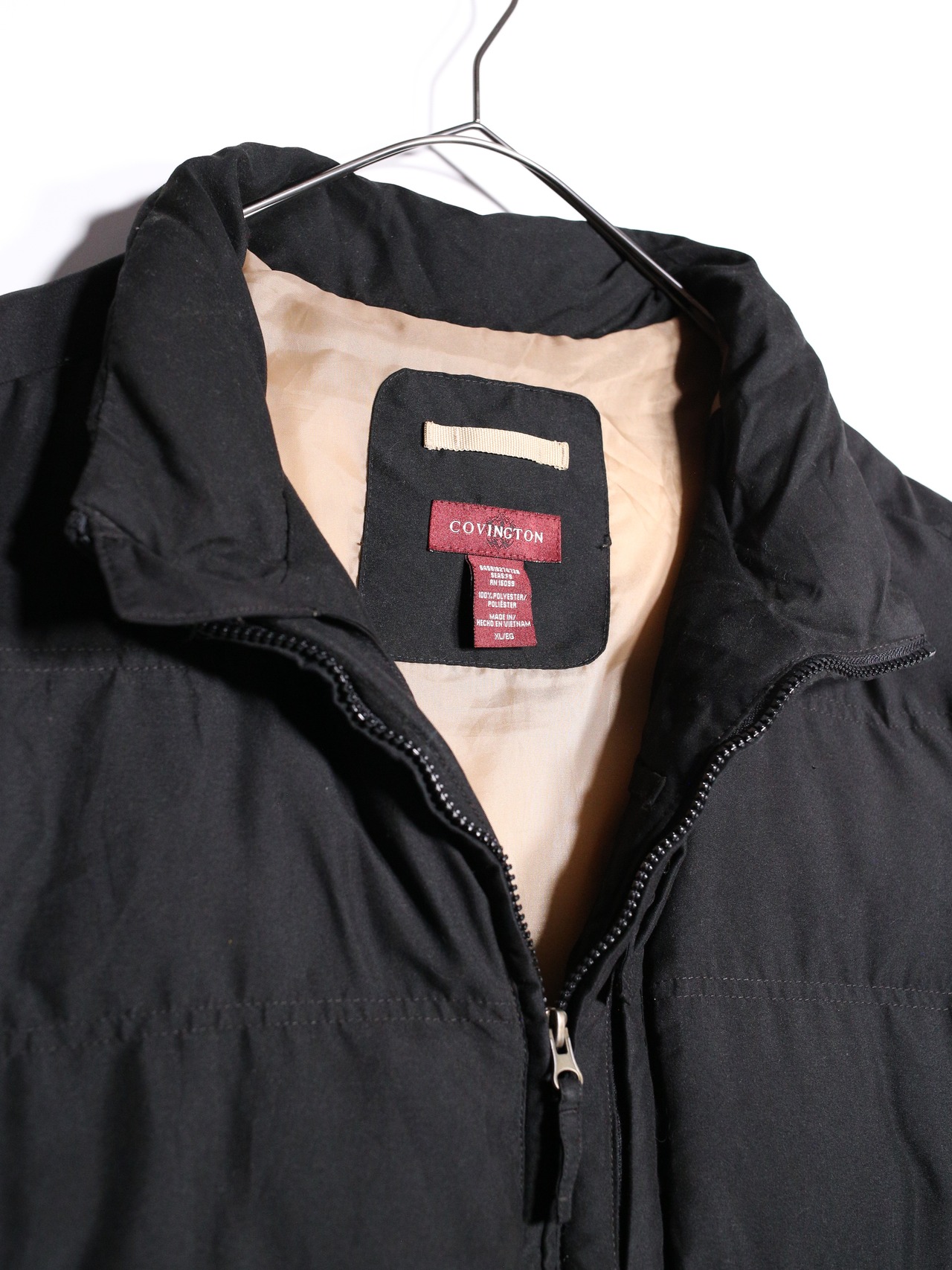 over silhouette down vest jacket - 12