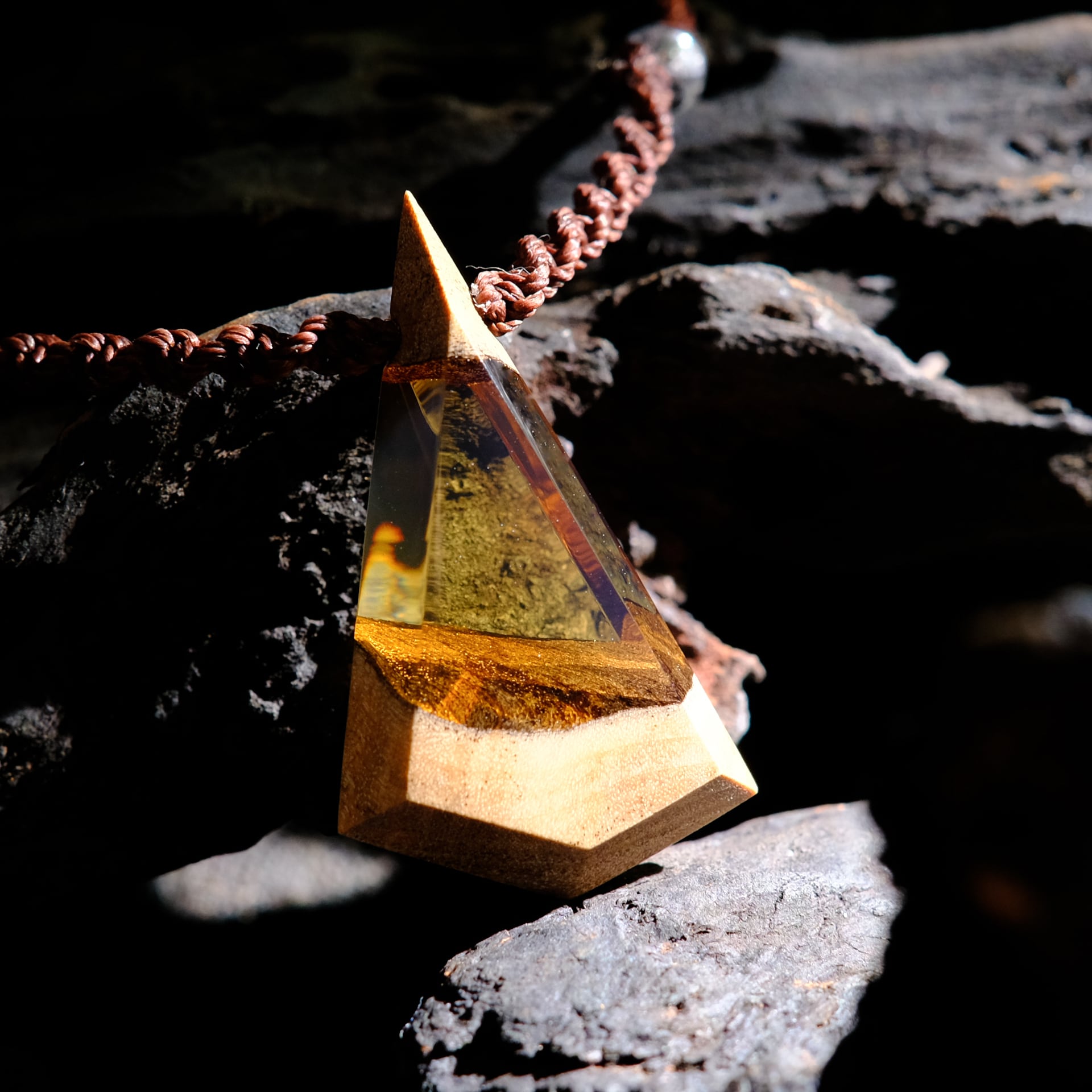 聖夜の葉脈石 -【ペンダント】 | 753WORKS