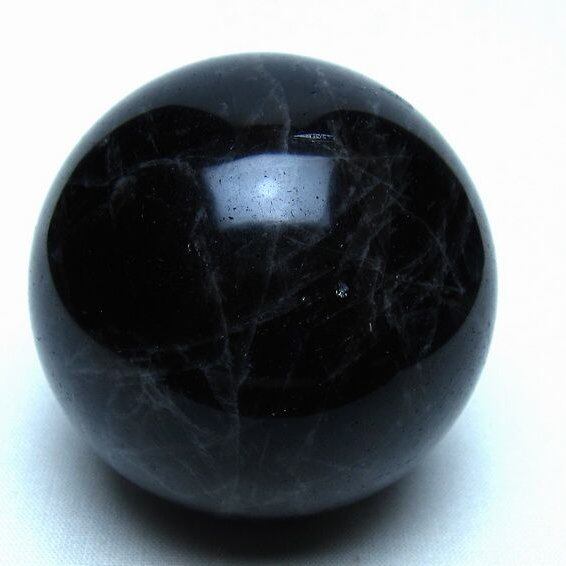 モリオン 黒水晶 丸玉 59mm 一点物 151-9586