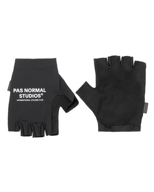 Pas Normal Studios Logo Race Mitts Black