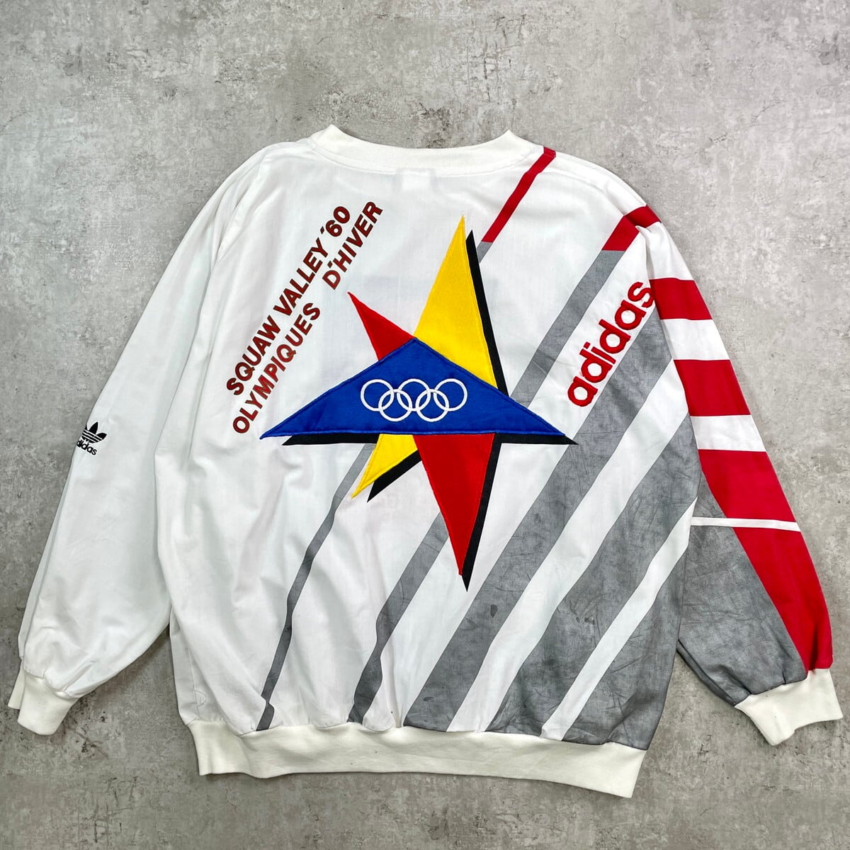 80年代 adidas アディダス 2ND OLYMPIC WINTER GAMES ロングTシャツ