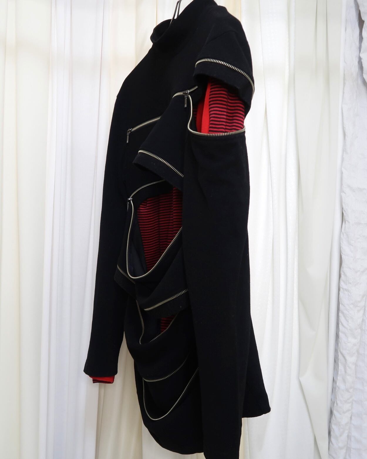 1990s YASUSHI DOI ジップデザインロングコート 1990s YASUSHI DOI zip design tops | gamustore