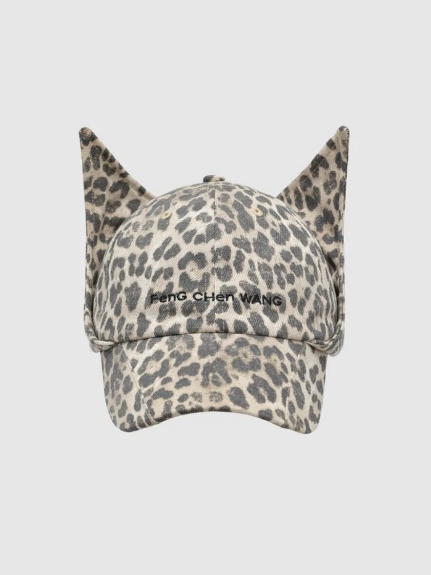 26AW | WOMEN】Feng Chen Wang フェンチェンワン / キャップ / LEOPARD