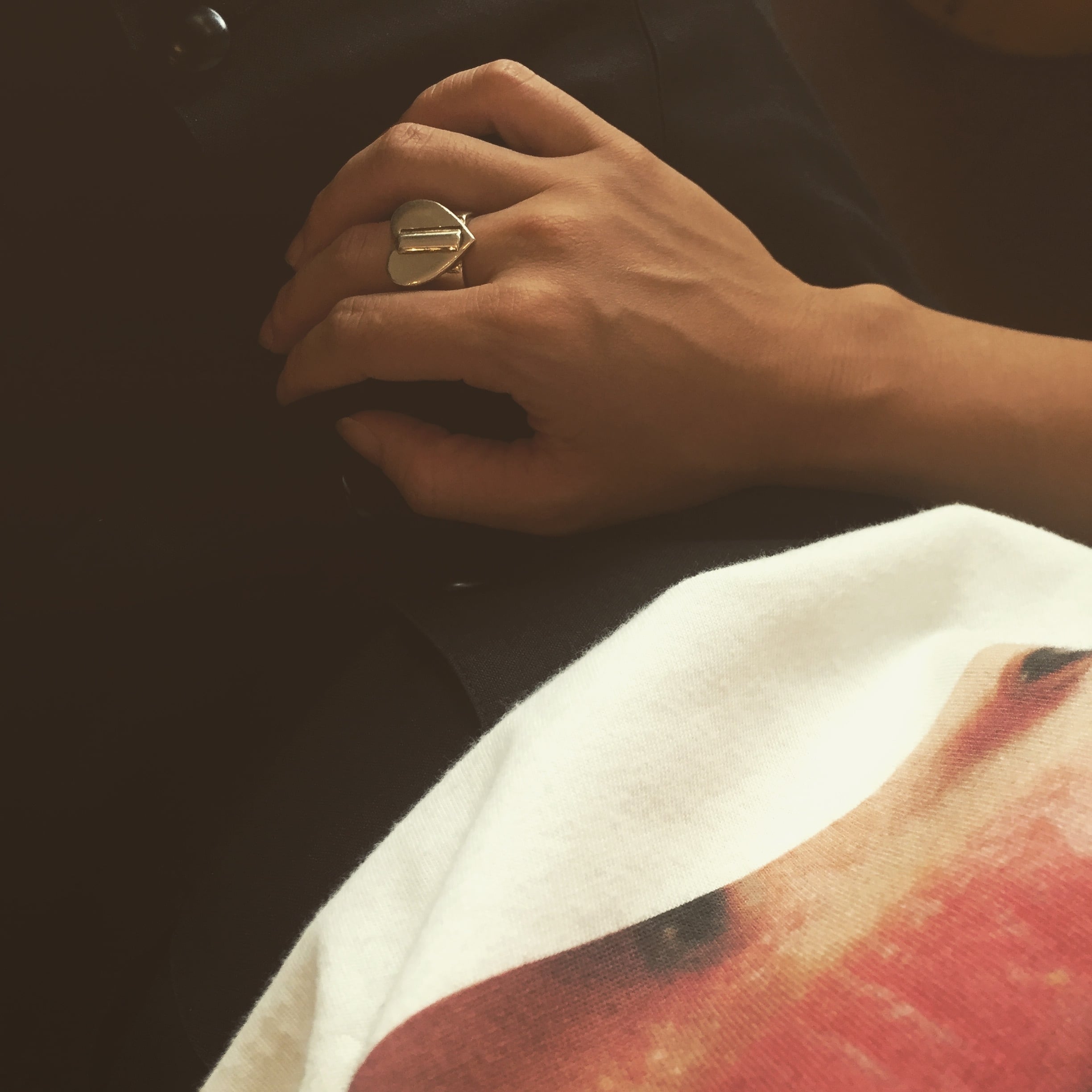 HEART BUCKLE RING SILVER925 #1704-sv ハートバックルリング/シルバー925