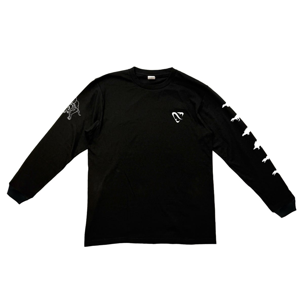 Tシャツ 黒（恐竜出没注意） 子供サイズ | DINO-A-LIVE