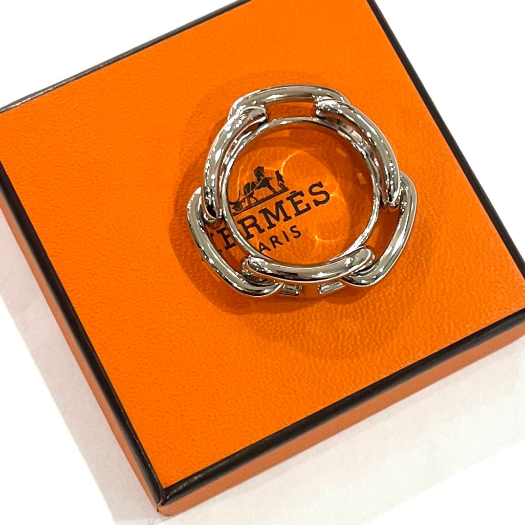 再入荷【HERMES 】HERMES スイス製 スカーフリングVINTAGE