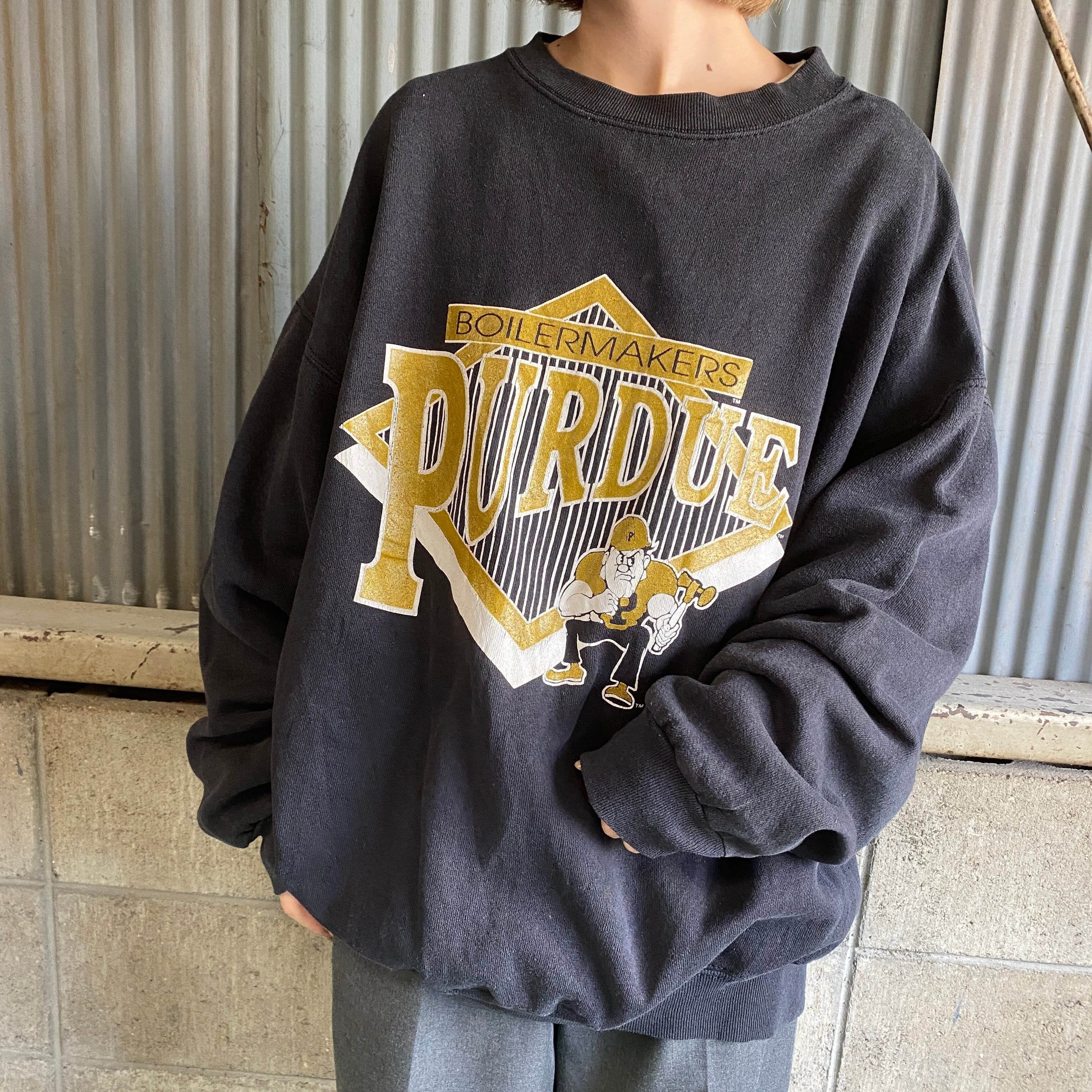 76％以上節約 90s 古着メキシコ製JERZEESジャージーズビッグシルエットスウェット2XL