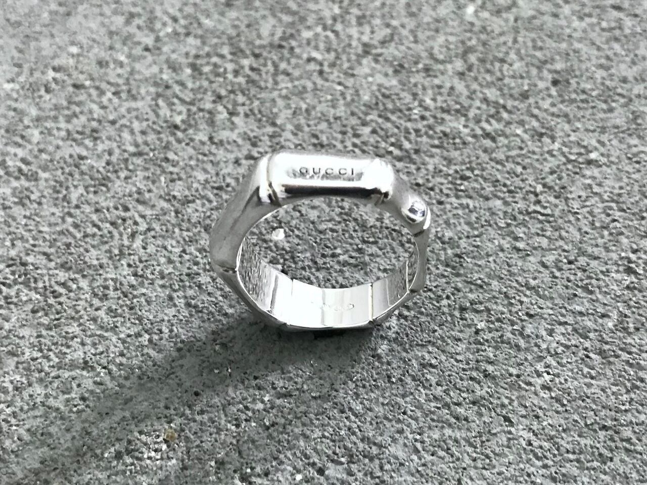 GUCCI bamboo ring silver 925 MADE IN ITALY | AFTER DARK