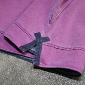 design half button sweat