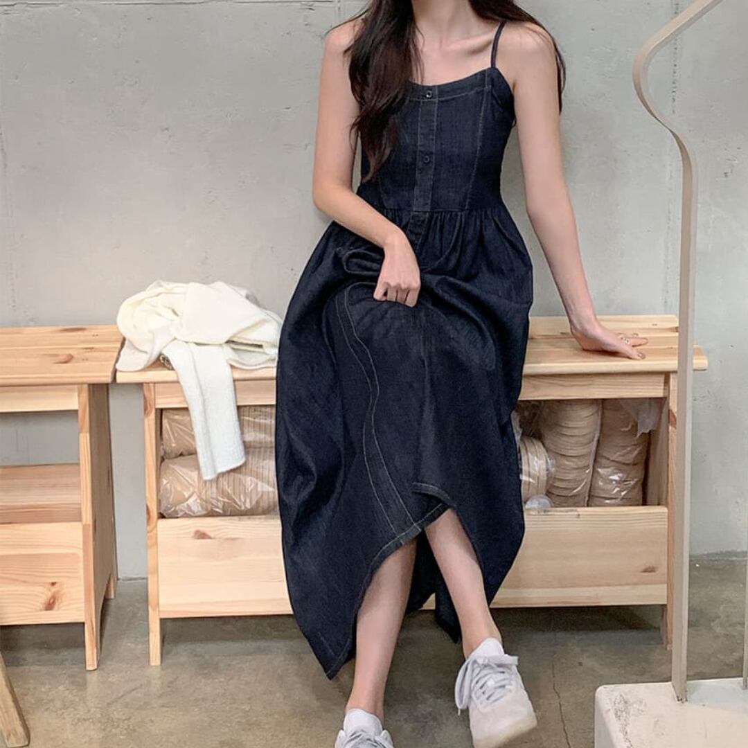 デニム キャミソール ワンピース 3412668