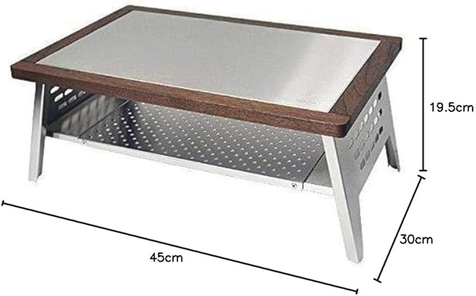 笑's テーブル 焚き火調理台450re SHO-046-01 耐熱 ステンレス天板