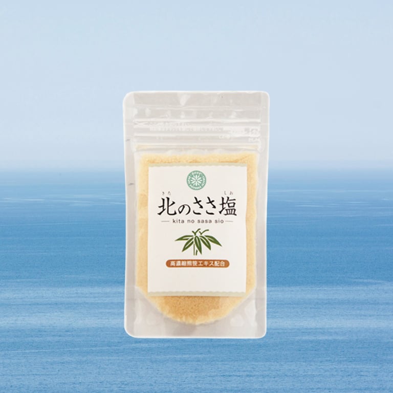 【北のささ塩】　袋　100ｇ