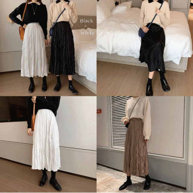 注目すべきアイテム ボトムス スカート ロング丈 プリーツスカート レディース