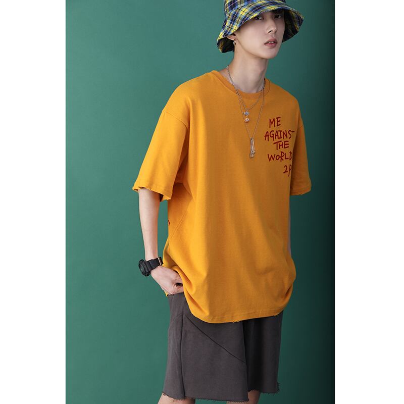 全3色 Tシャツ カットソー プリント カジュアル シンプル