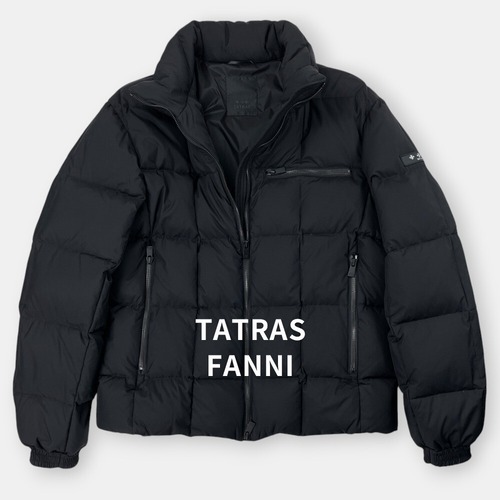 美品 TATRAS 23AW FANNI スタンドネック ダウン タト 黒 02 / J&NREUSE メンズ アウター