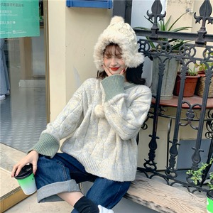 【韓国通販 dgo】long sleeve knit sweater 3colors （A1031）