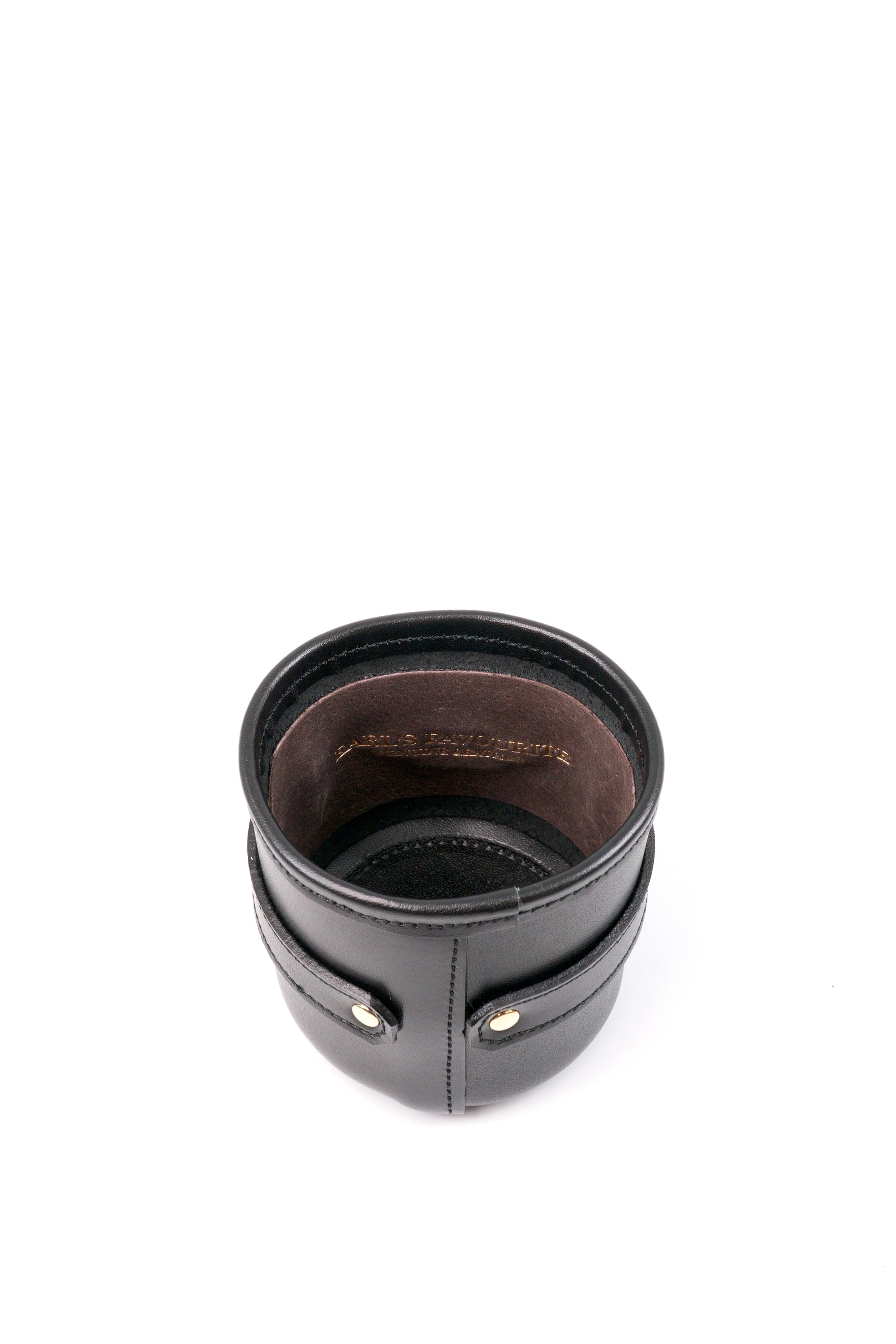 本革製ベルテッドポット70／2号鉢カバー・小物入れ・デスクトップ