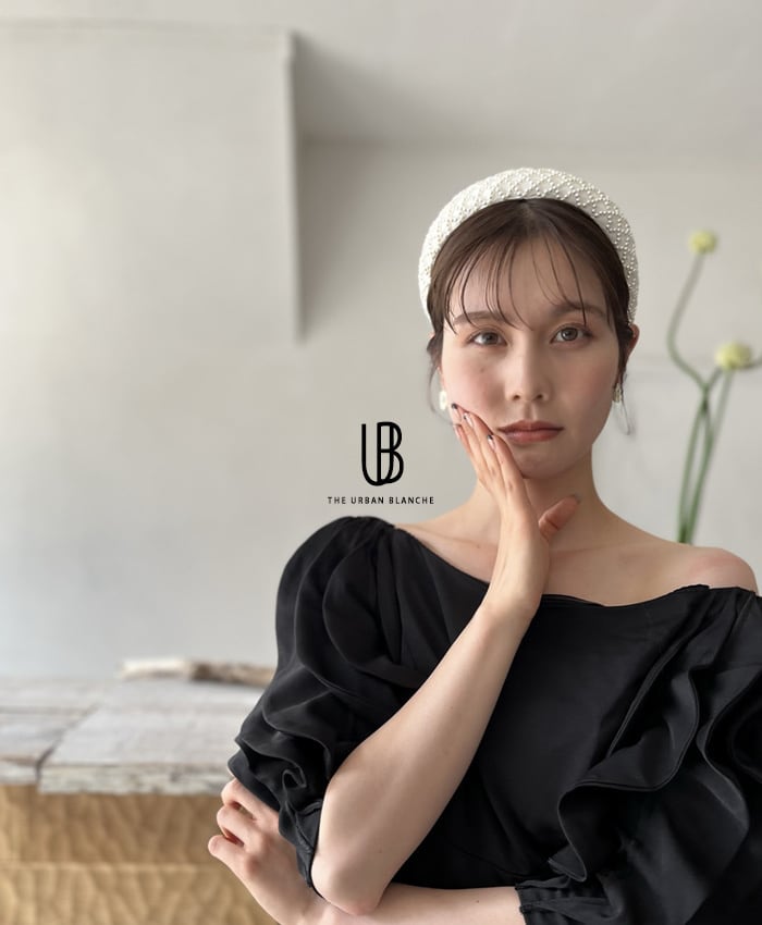 さとう Carmelo カチューシャブラック＆ホワイトセット バラ売り可 Carmelo カチューシャ Studs big bow hairband / スタッズ ビックリ