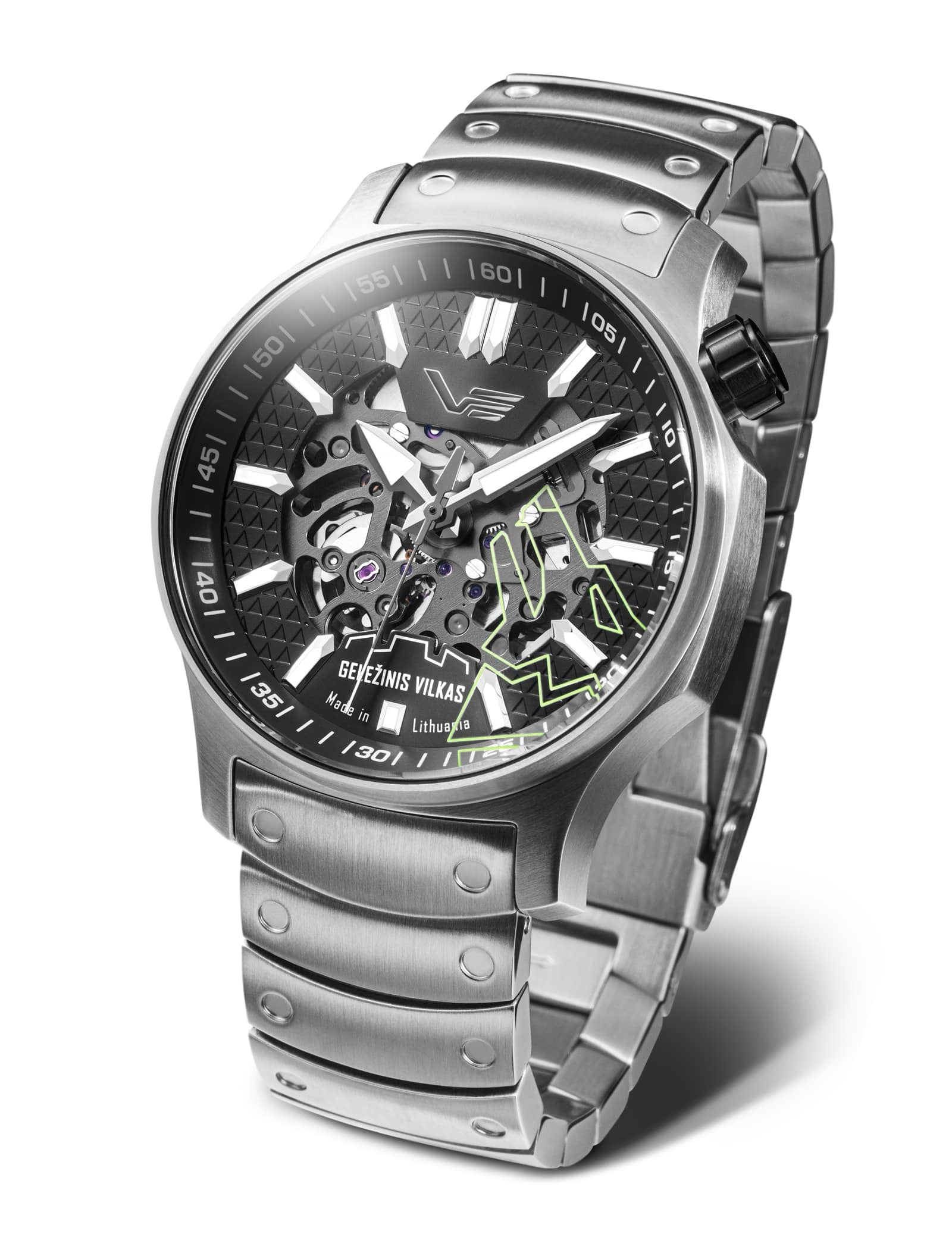 【VOSTOK EUROPE ボストークヨーロッパ】世界限定 700本 Iron Wolf アイアンウルフ／国内正規品 腕時計
