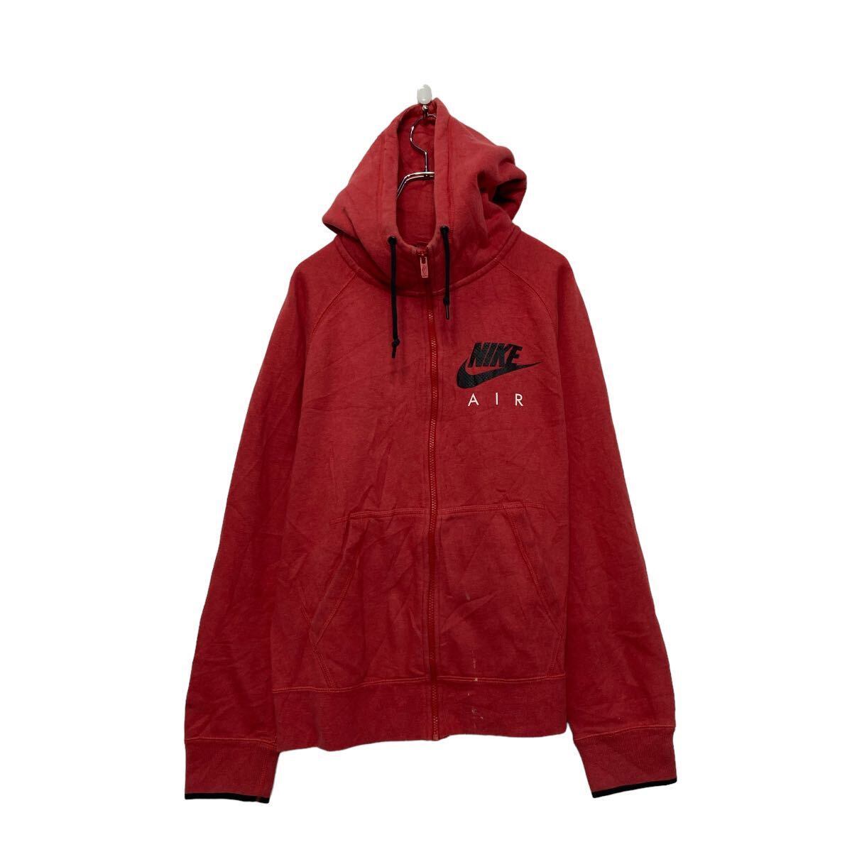 NIKE 裏起毛パーカー L ナイキ NIKE 裏起毛 フリース 切替 スウェット