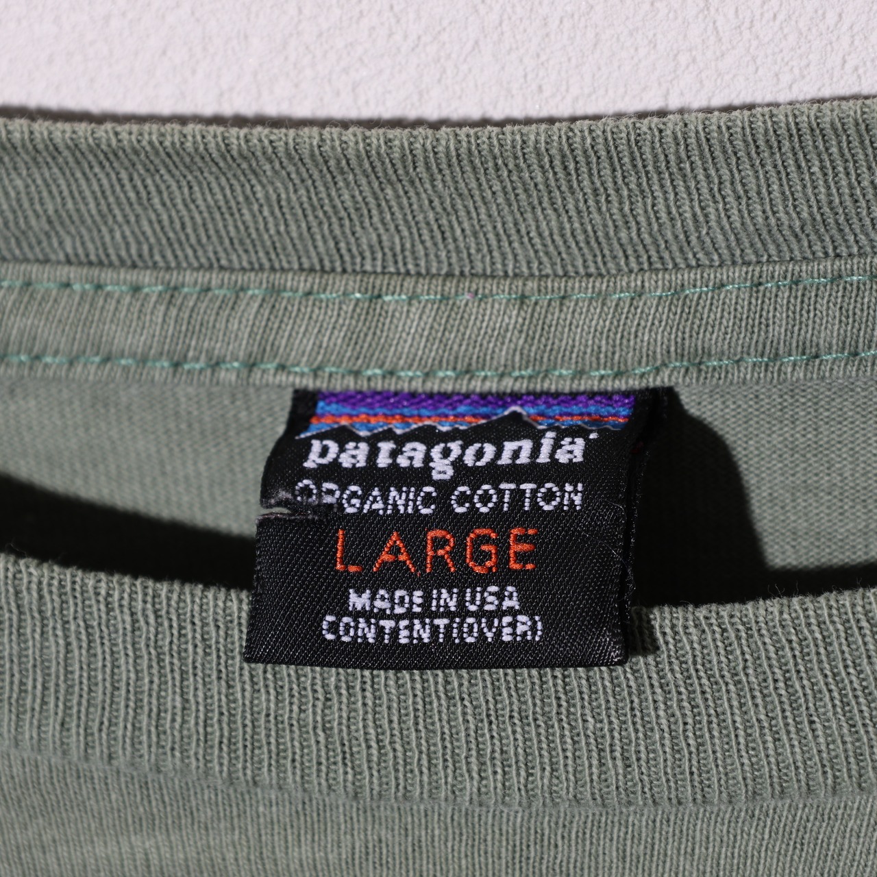 美品 L L/S T-Shirt 97年 USA製 Mountain Logo Patagonia パタゴニア マウンテンロゴ 山ロゴ 長袖Tシャツ