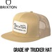 メッシュキャップ 帽子 BRIXTON ブリクストン GRADE HP TRUCKER HAT 11645 SNDSD 日本代理店正規品