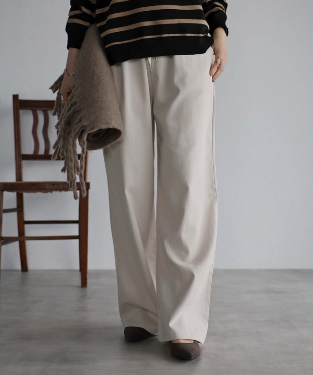 ドロストコットンパンツ