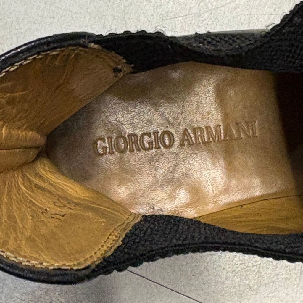 GIORGIO ARMANI ジョルジオ アルマーニ サイドゴアブーツ X1M256