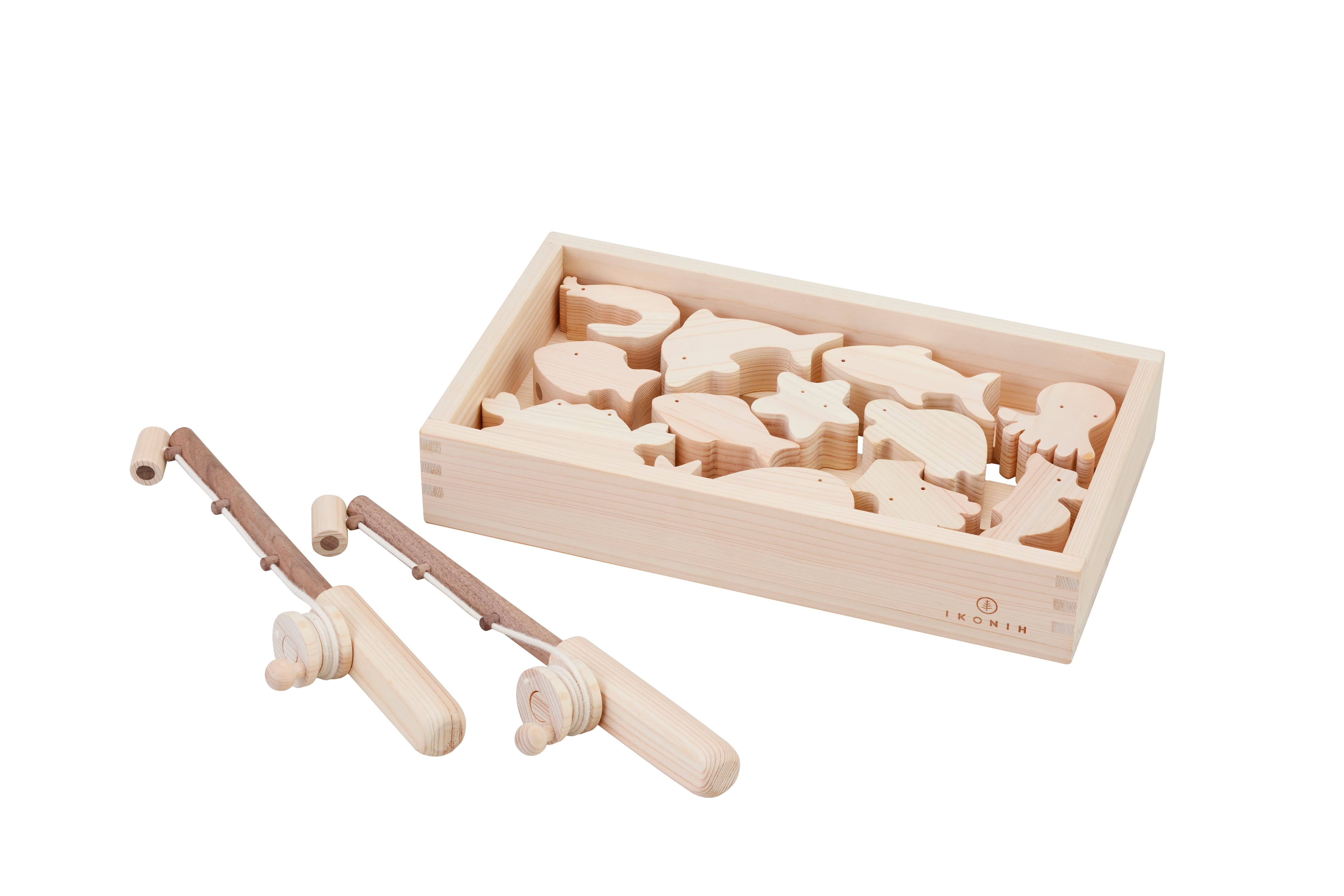 魚釣りセット FISHING SET | お誕生日祝い 釣りゲーム | 木のおもちゃ