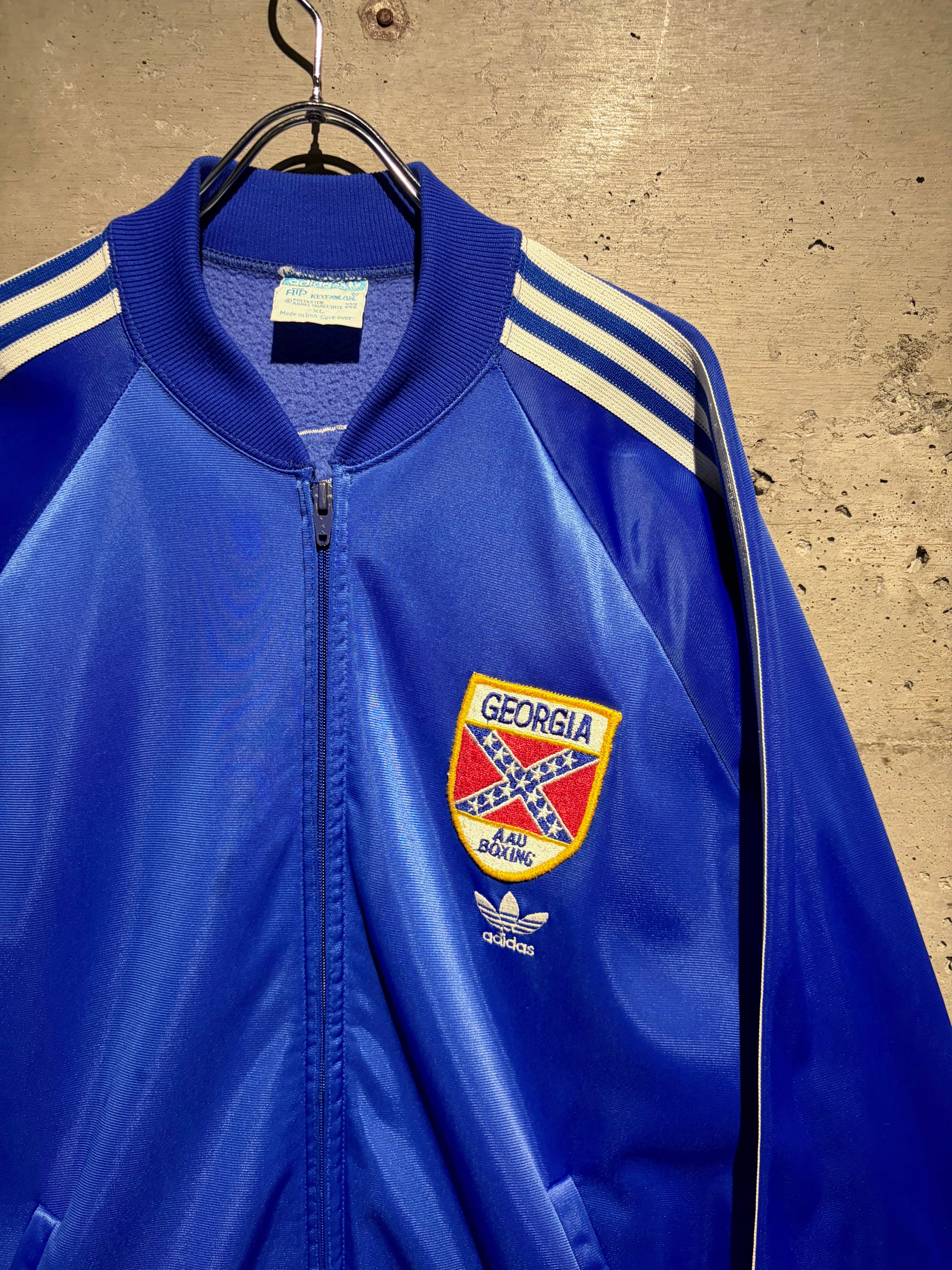 Caka】80's “adidas” “ATP” Patch Custom Vintage Track Jacket | Caka