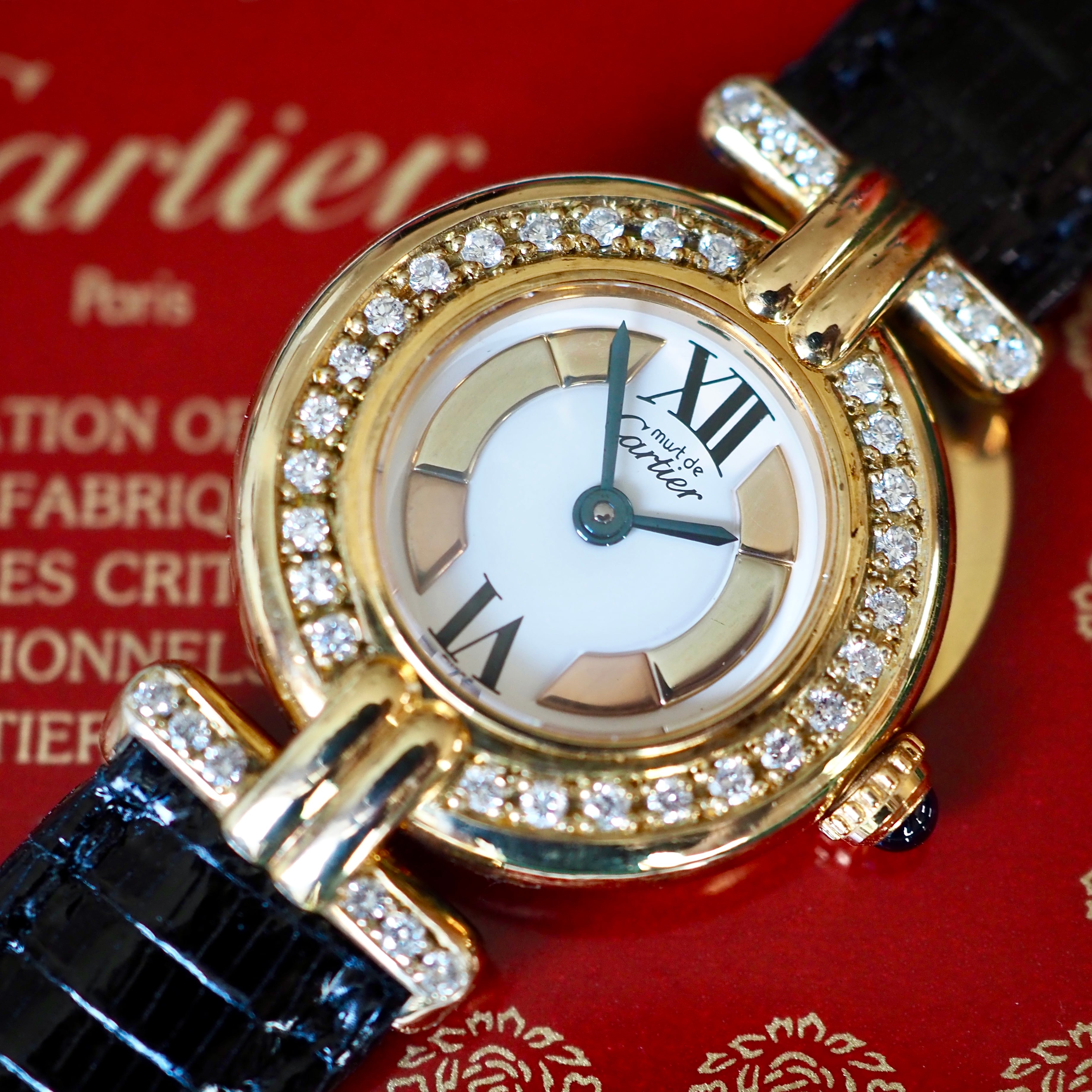 Cartier カルティエ マストコリゼ ダイヤベゼル スリーカラー