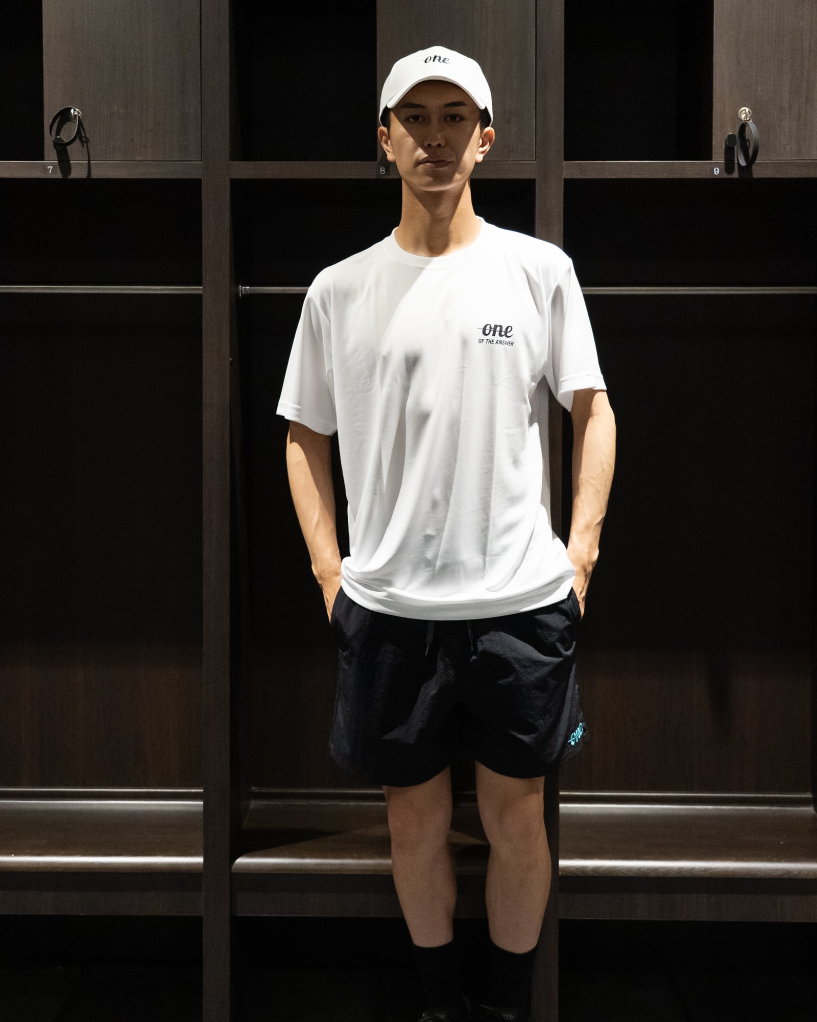 ONE OF THE ANSWER T-Shirt (ワンポイントロゴ / Poly100)